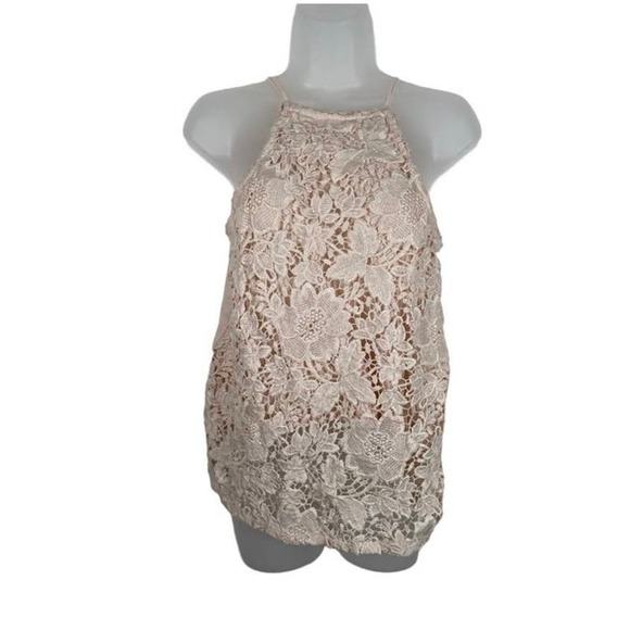 Altar’d State Tank | Womens Blush Pink Lace Tank | Size M - Picture 2 of 8